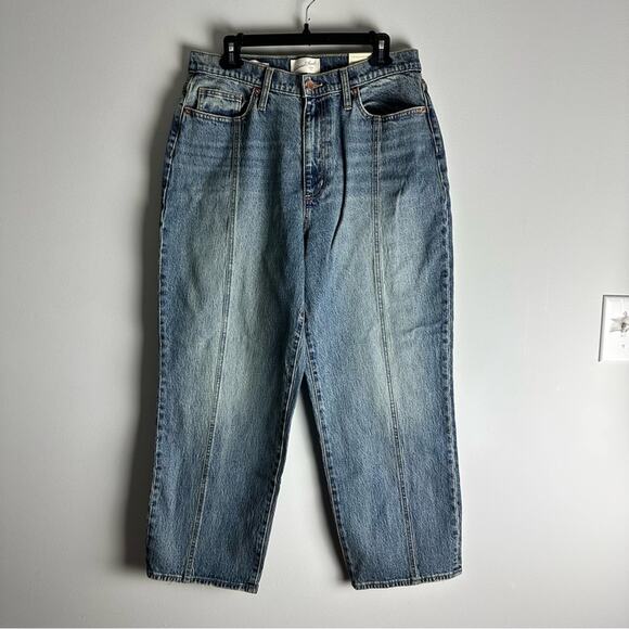 New Universal Thread Vintage Straight Leg Stretch Jeans Size 12/31 Regular Baggy - Picture 2 of 11